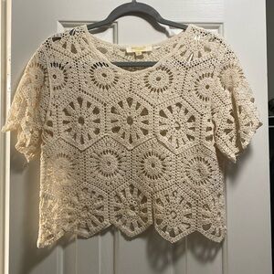 Medium Rebellion lace crop top worn once